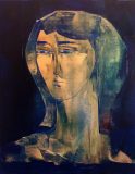 Portret zielony